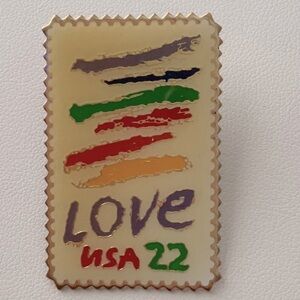 Vintage US Postal Service Love Stamp Pin